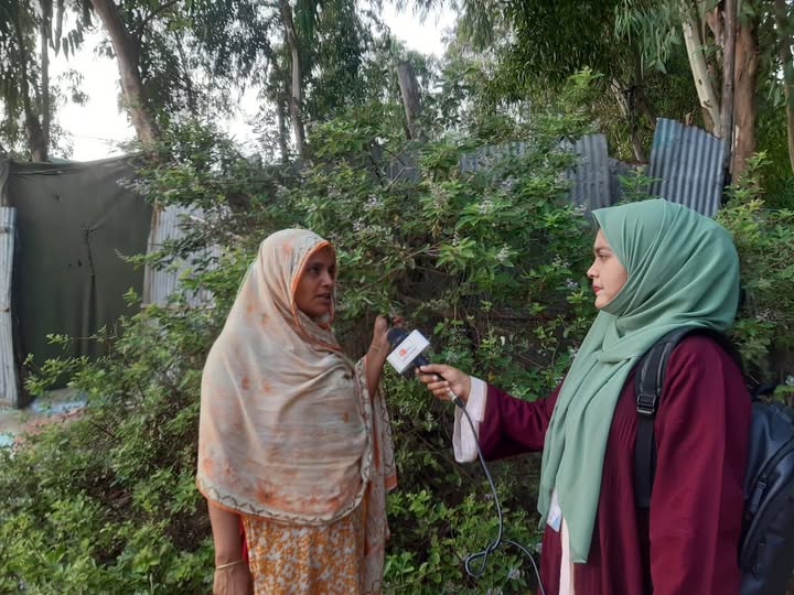 বাড়ির আঙ্গিনায় সবজি চাষ করে ইনকাম করছেন সালমা খাতুন