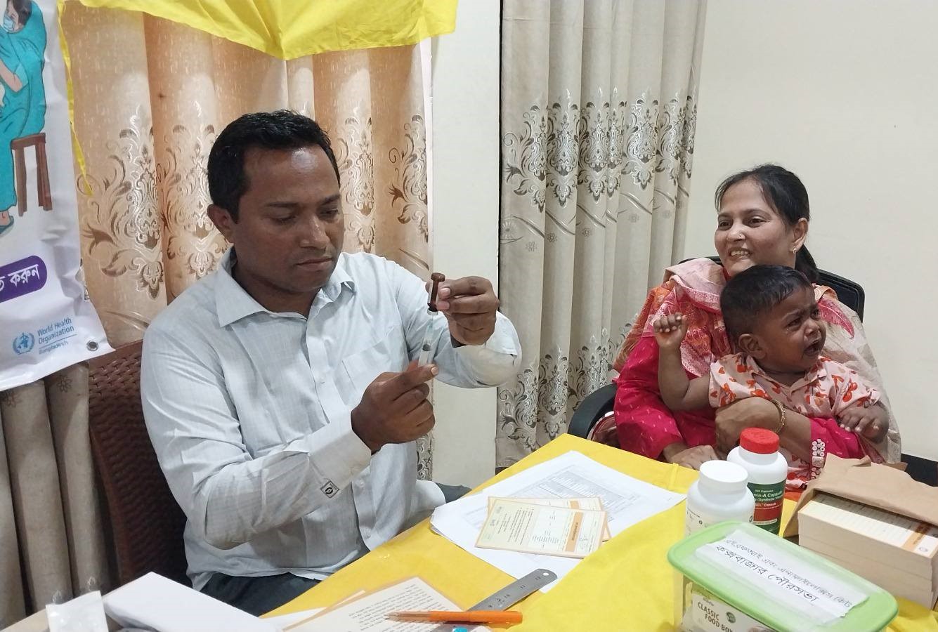 “কক্সবাজারে জরুরি হাম-রুবেলা টিকাদান কর্মসূচি শুরু”